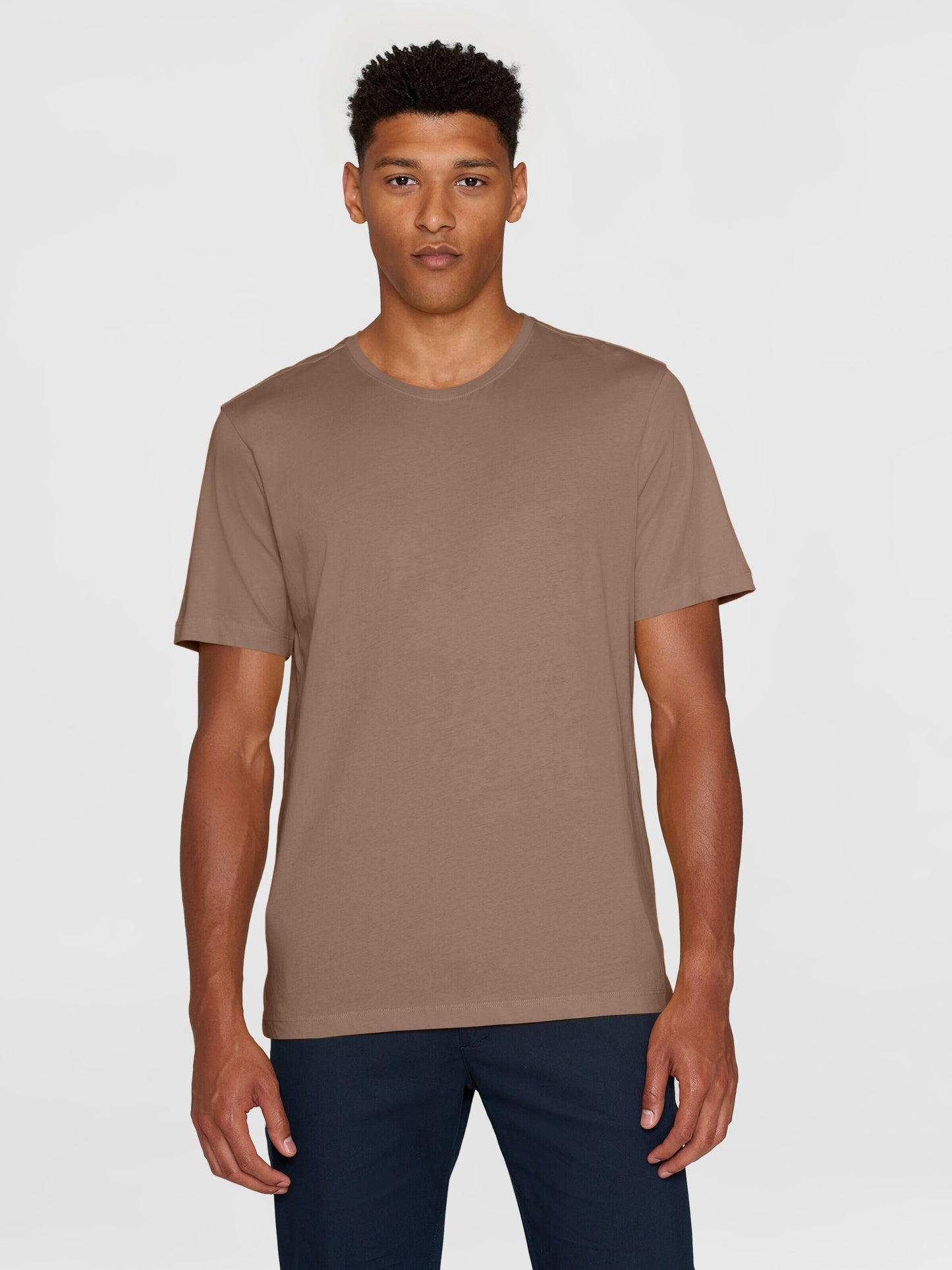 Herren T-Shirt  - Chocolate malt - KnowledgeCotton