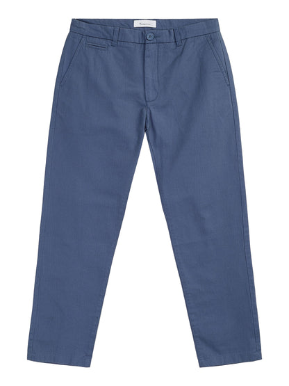 Chino CHUCK regular twill pants - Vintage Indigo - KnowledgeCotton