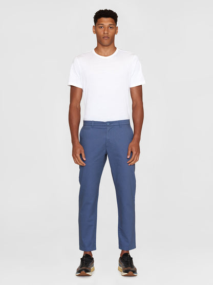 Chino CHUCK regular twill pants - Vintage Indigo - KnowledgeCotton