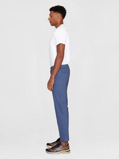 Chino CHUCK regular twill pants - Vintage Indigo - KnowledgeCotton