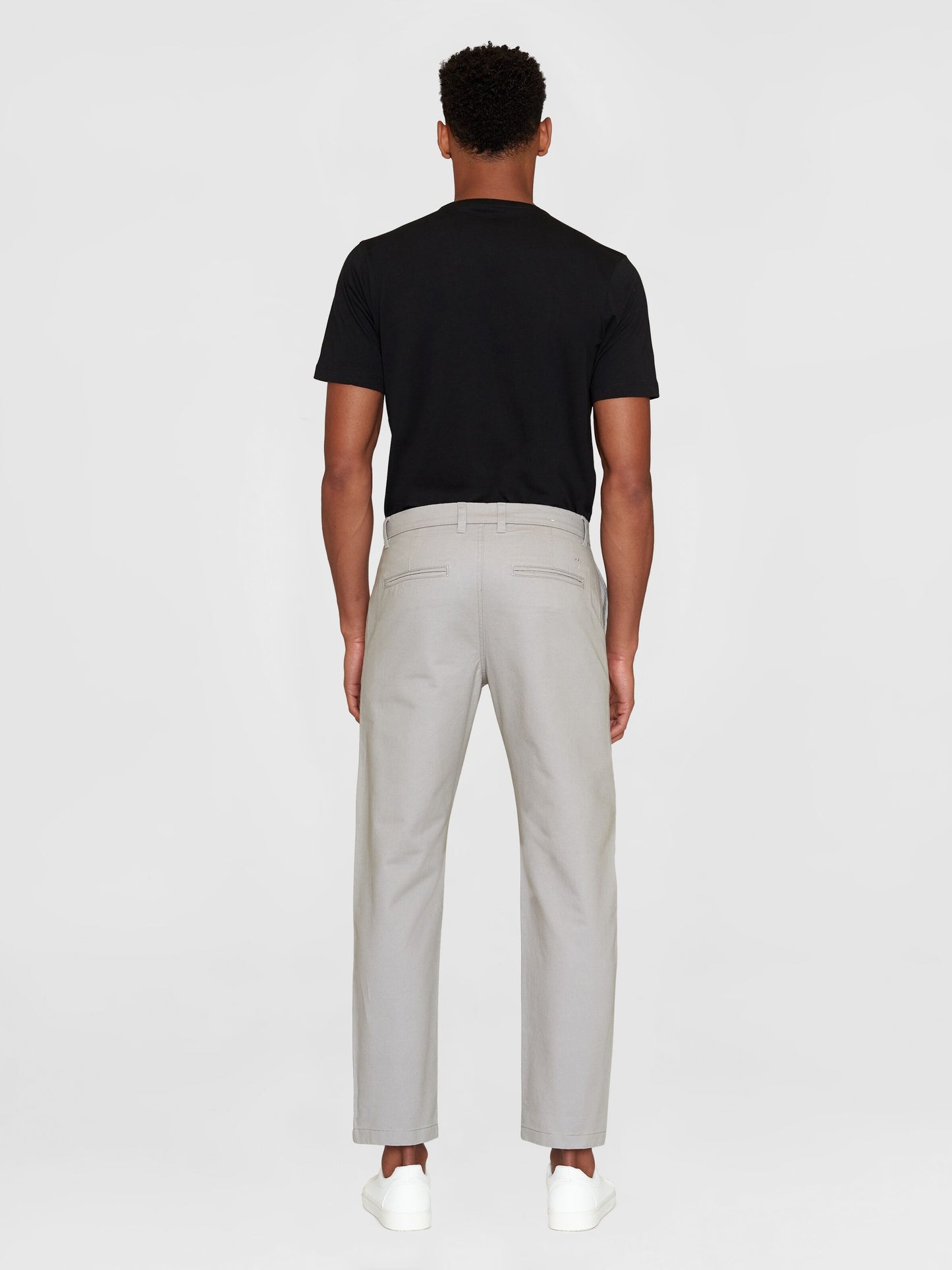 Chino CHUCK regular twill pants - Alloy - KnowledgeCotton