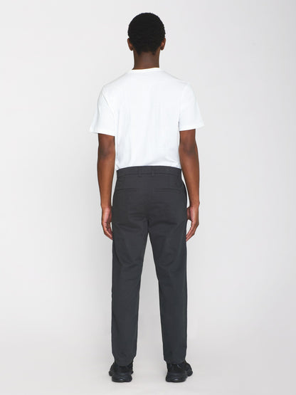 Chino CHUCK regular twill pants - Phantom - KnowledgeCotton