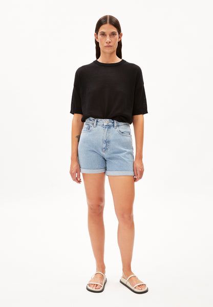 Jeans Shorts SHEAARI - fresh blue - ARMEDANGELS