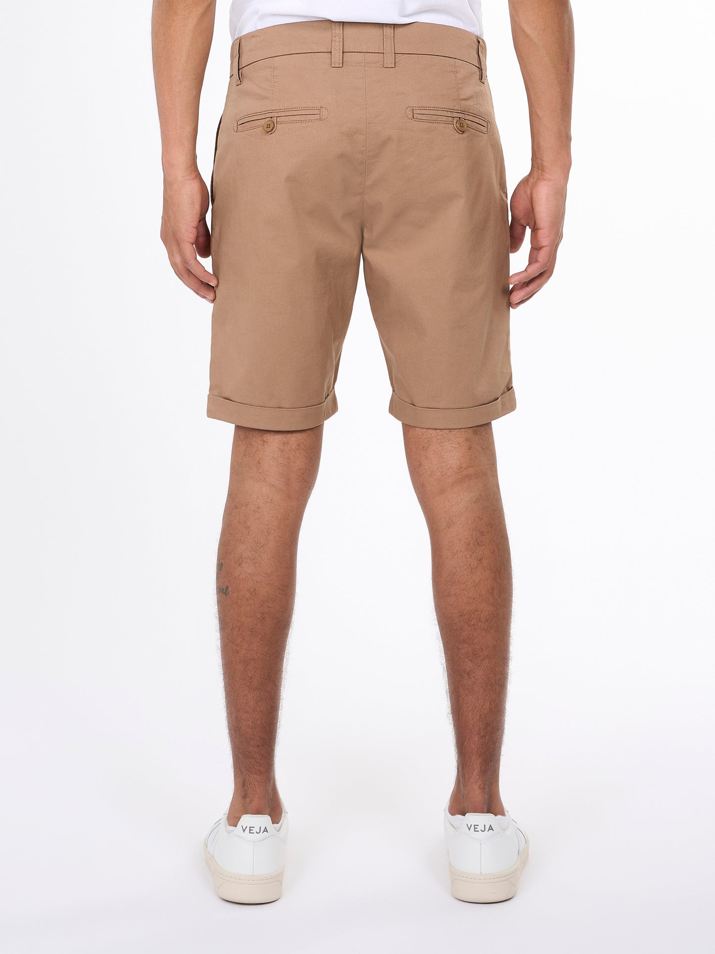 Kurze Hose CHUCK regular chino poplin shorts - tuffet - KnowledgeCotton