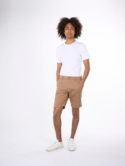 Kurze Hose CHUCK regular chino poplin shorts - tuffet - KnowledgeCotton