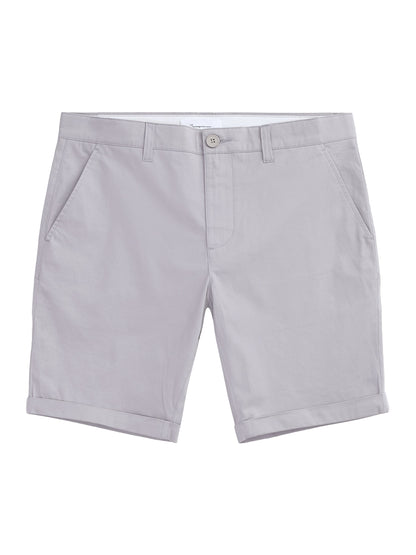 Shorts Regular Chino Poplin - Alloy - KnowledgeCotton Apparel