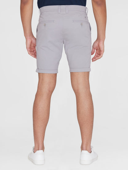 Shorts Regular Chino Poplin - Alloy - KnowledgeCotton Apparel