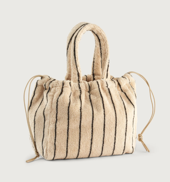 Naram Handbag - creme & ink