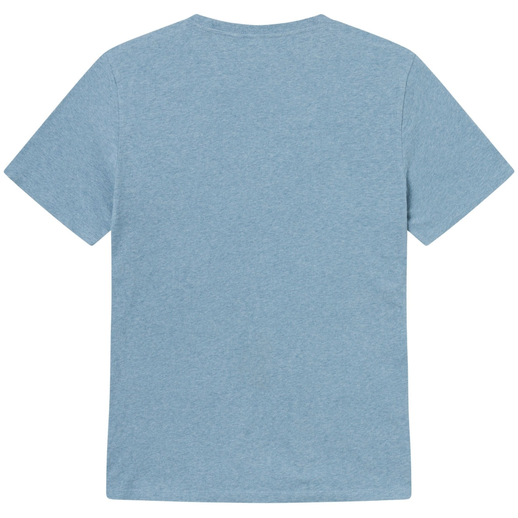 Herren T-Shirt  - Dusty Blue melange