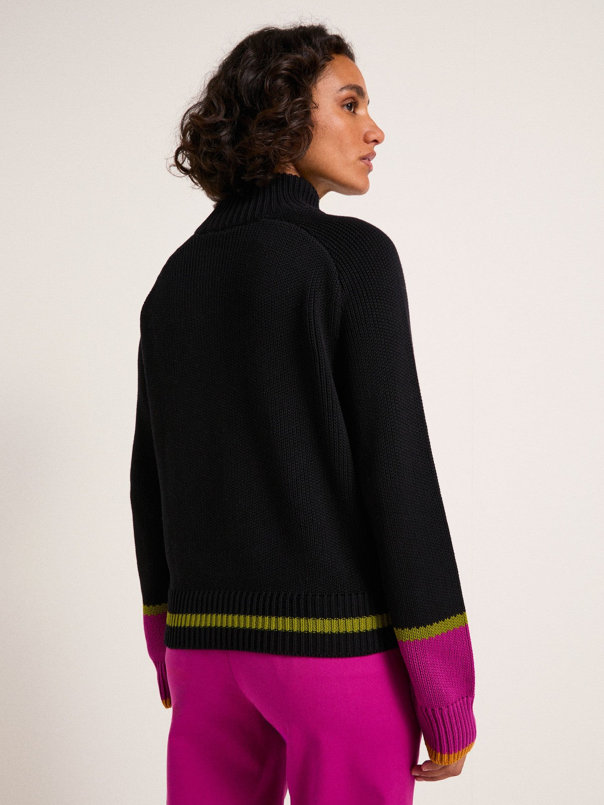 Colourblock Pullover - black multicolour - LANIUS