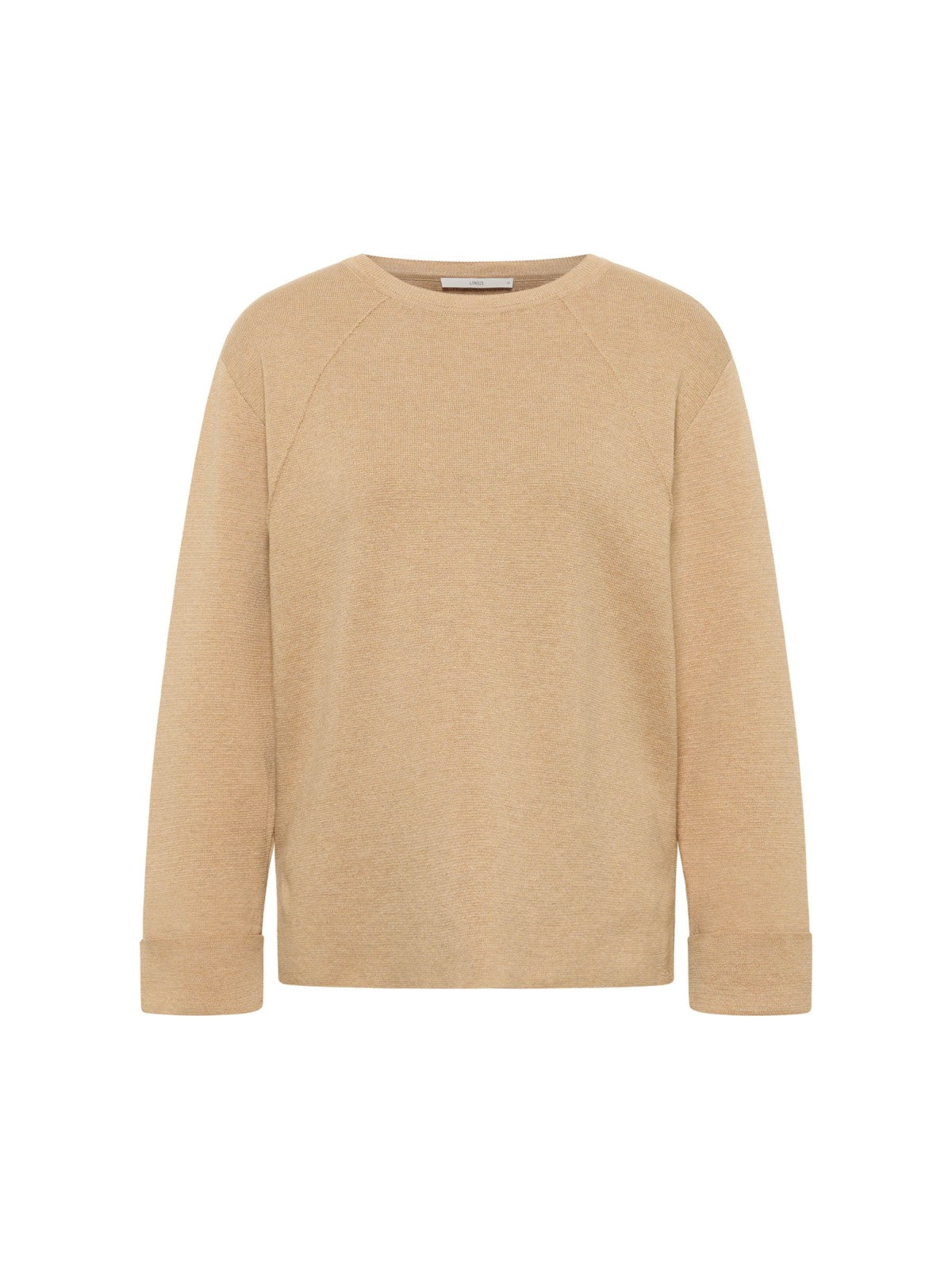 Pullover in Punto Milano - beige melange