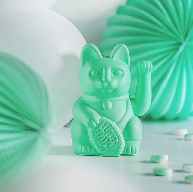 Winkekatze ♥ Lucky Cat - mint green