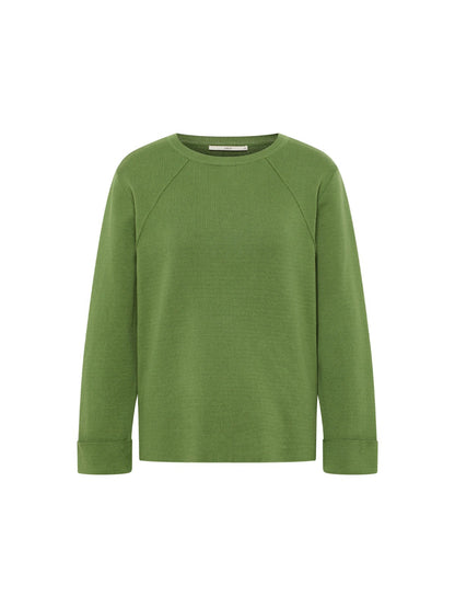 Pullover in Punto Milano - sage