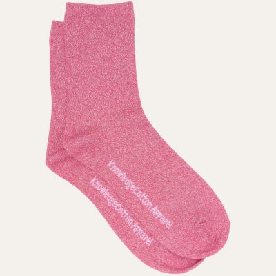 Glitter Socks - Hot Pink