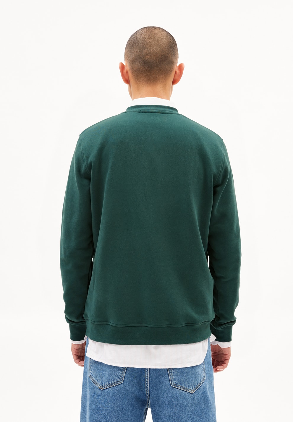 Sweatshirt BAARO - boreal green