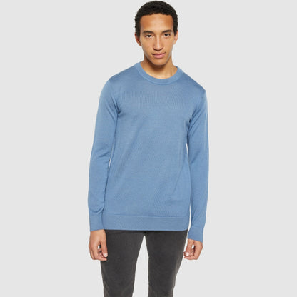 Merino Pullover KARL - moonlight blue - KnowledgeCotton Apparel