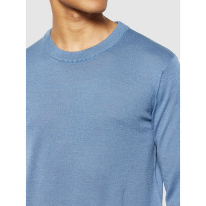 Merino Pullover KARL - moonlight blue - KnowledgeCotton Apparel