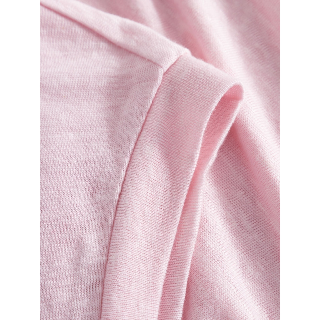 Lockeres Leinen-Shirt - Parfait Pink