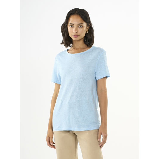 Leinen T-Shirt - Airy blue