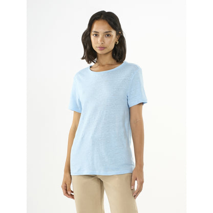 Leinen T-Shirt - Airy blue