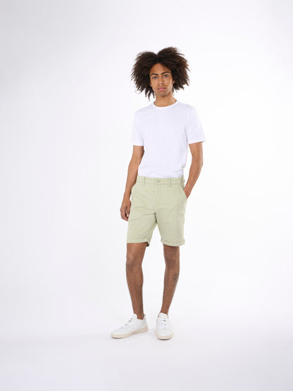 Shorts Regular Chino Poplin - Swamp - KnowledgeCotton Apparel