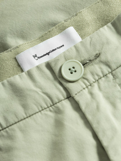 Shorts Regular Chino Poplin - Swamp - KnowledgeCotton Apparel