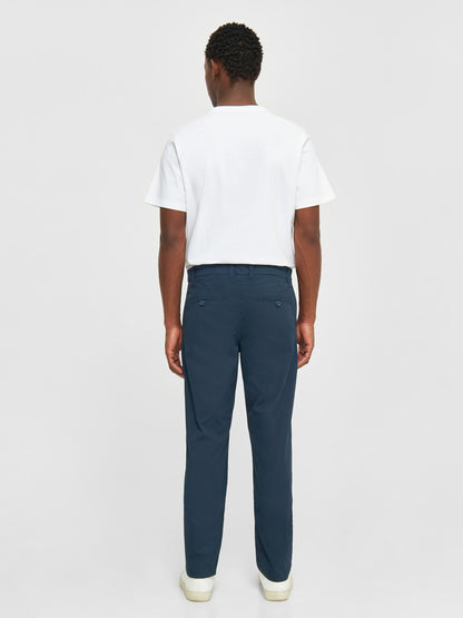 Chino CHUCK regular fit - Total Eclipse - KnowledgeCotton