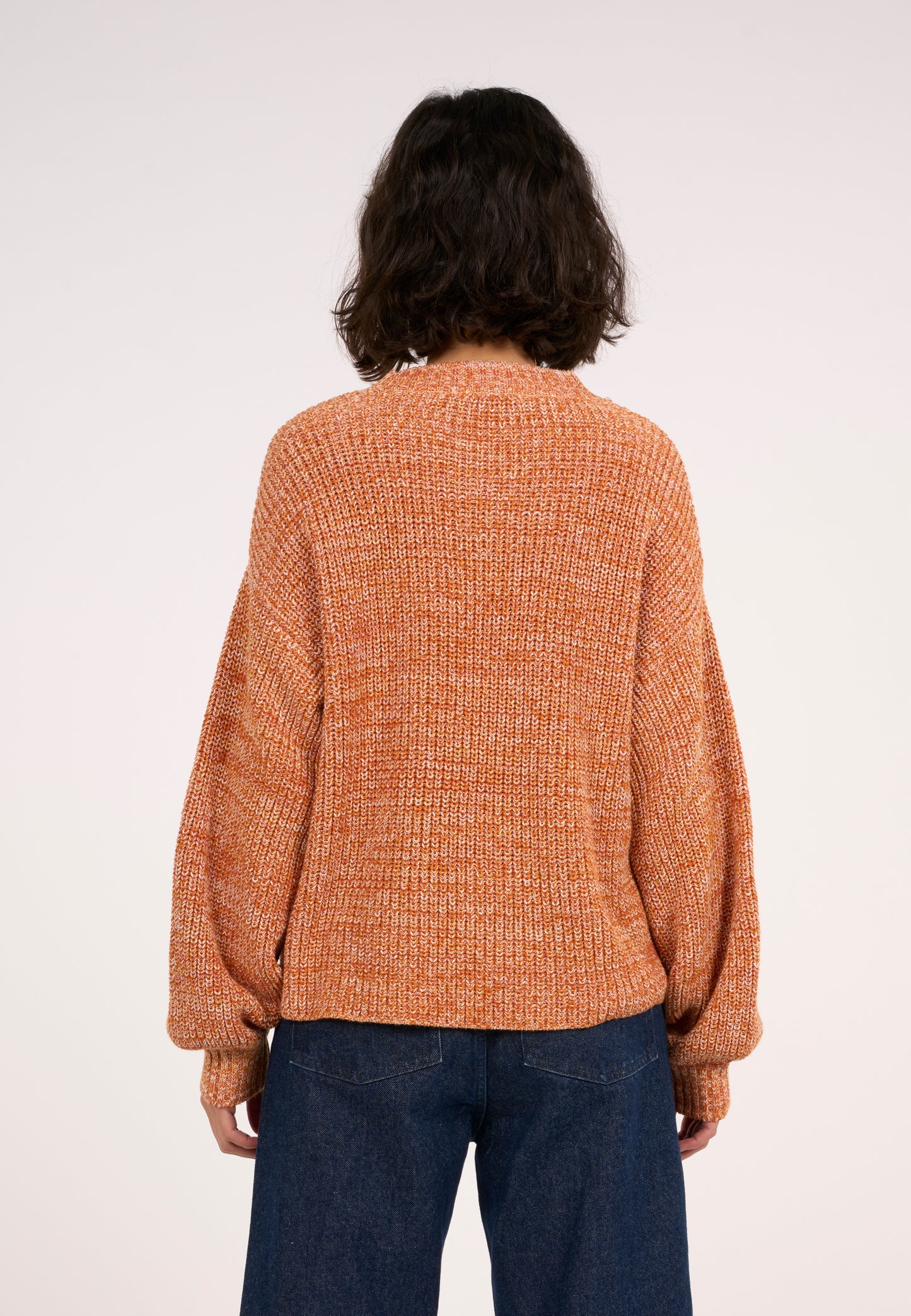 Pullover - Twisted yarns crew neck