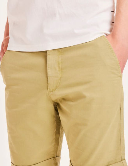 Chuck regular Chino Poplin Shorts - KnowledgeCotton