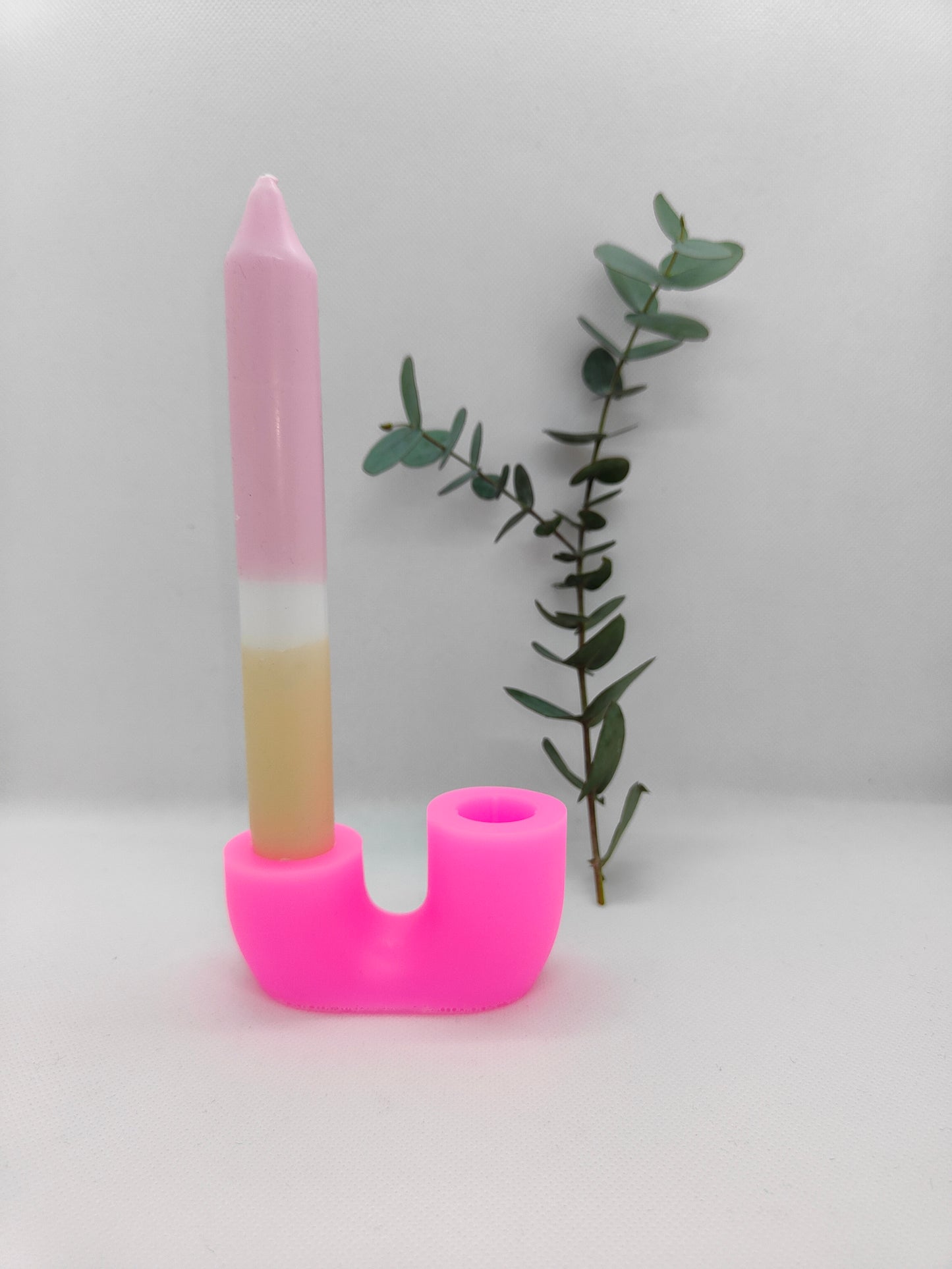 Kerzenständer U-Form - PINK