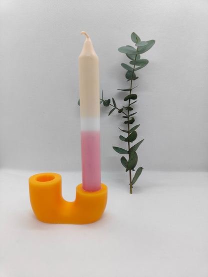 Kerzenständer U-Form - ORANGE