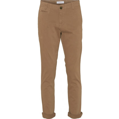 CHUCK Regular stretched Chino Hose in beige - GOTS/Vegan von Knowledge