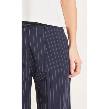 Hose POSEY pin strip wide pants von Knowledge