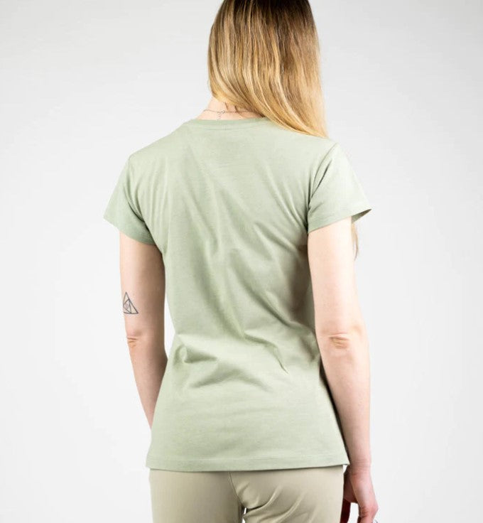 Damen Tree Shirt - light green mel